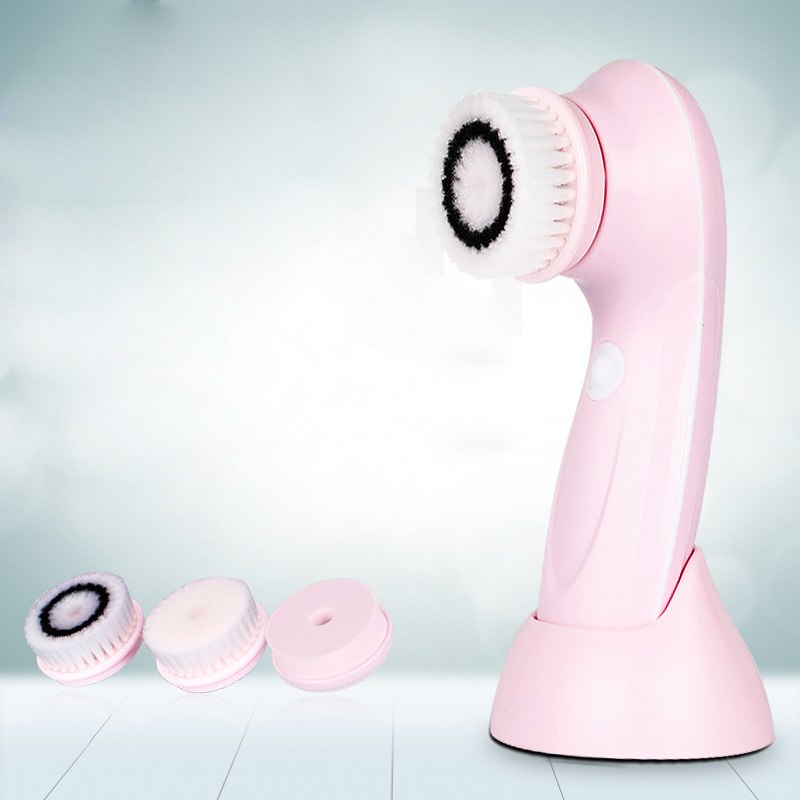 Electric facial brush Waterproof pore scrubber Face washing tool
