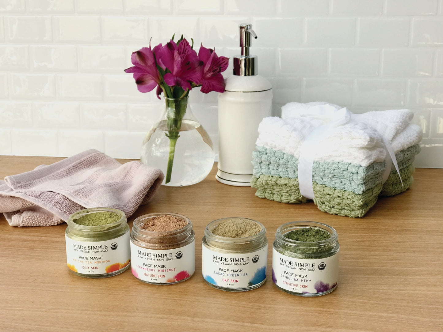 Match Tea Moringa Face Mask for Oily Skin - Certified Organic & Vegan