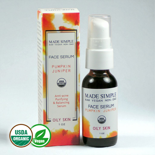 Pumpkin Juniper Serum for Oily Skin - Organic, Vegan & Cruelty-free
